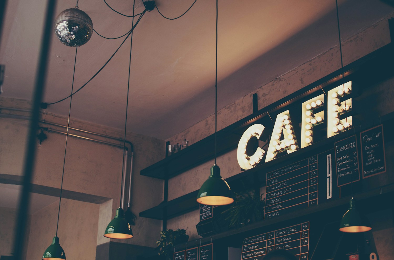 A welcoming independent café interior; illustrative photograph